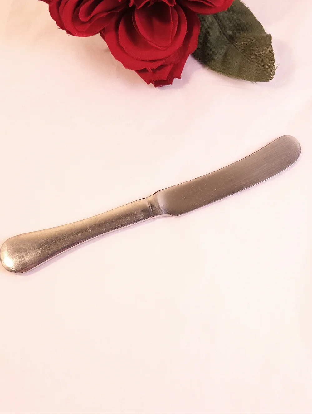 Vintage Silver Plated Christolfe Acier Butter Knife Spreader France 6.5